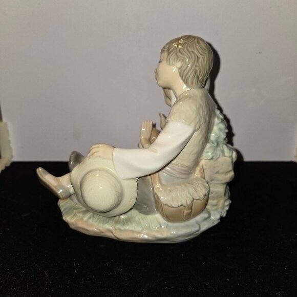 LLADRO "Friendship" 1230 Girl Boy With Puppy Porcelain- Lovely Condition, Mint - Picture 5 of 10